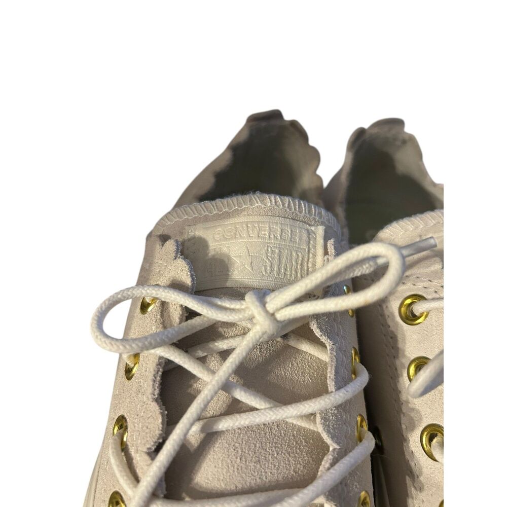 Women's Converse Chuck Taylor All Star Frilly Thrills - Egret - Size 8 - Picture 5 of 8